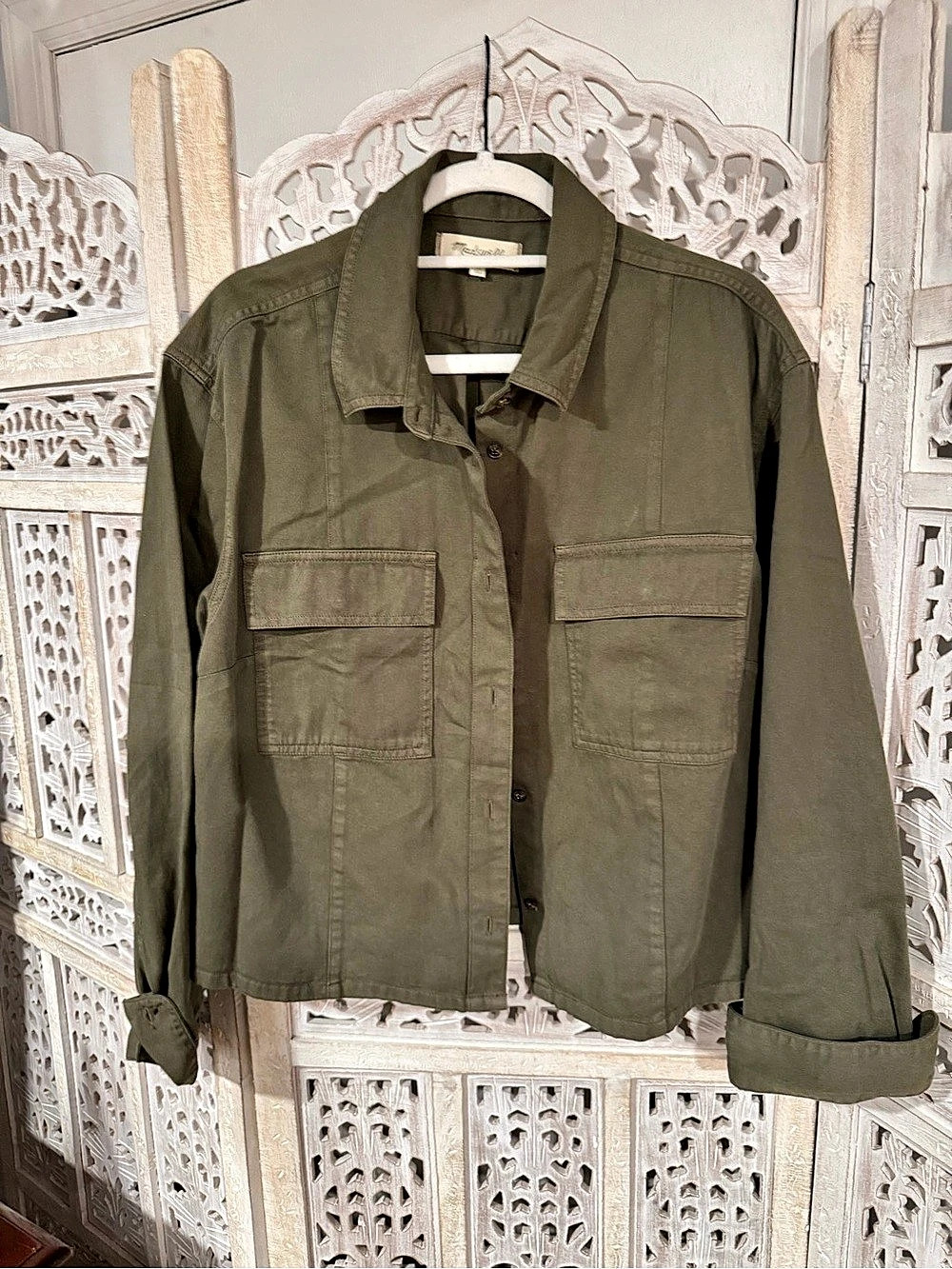 Madewell Utility Jacket in Green Size XL